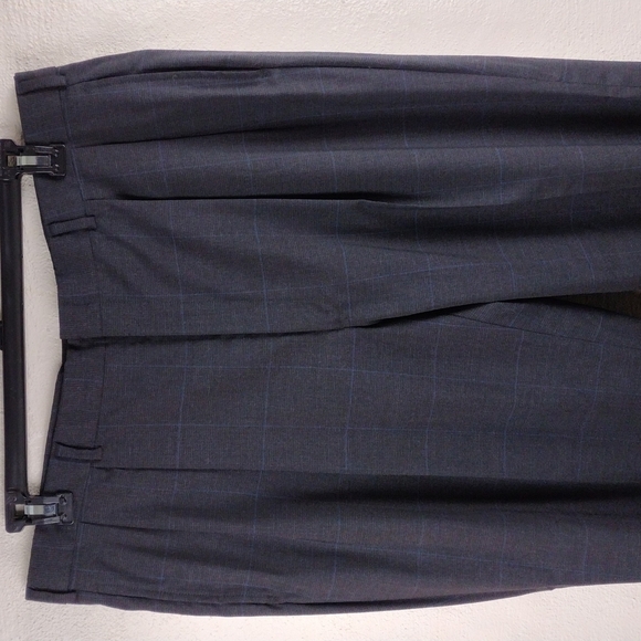 Brooks Brothers Black Windowpane Check One Notched Two Button Dress Suit Jacket - Picture 11 of 16